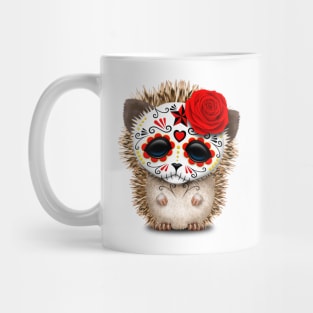 Day of the Dead Sugar Skull Baby Hedgehog Mug